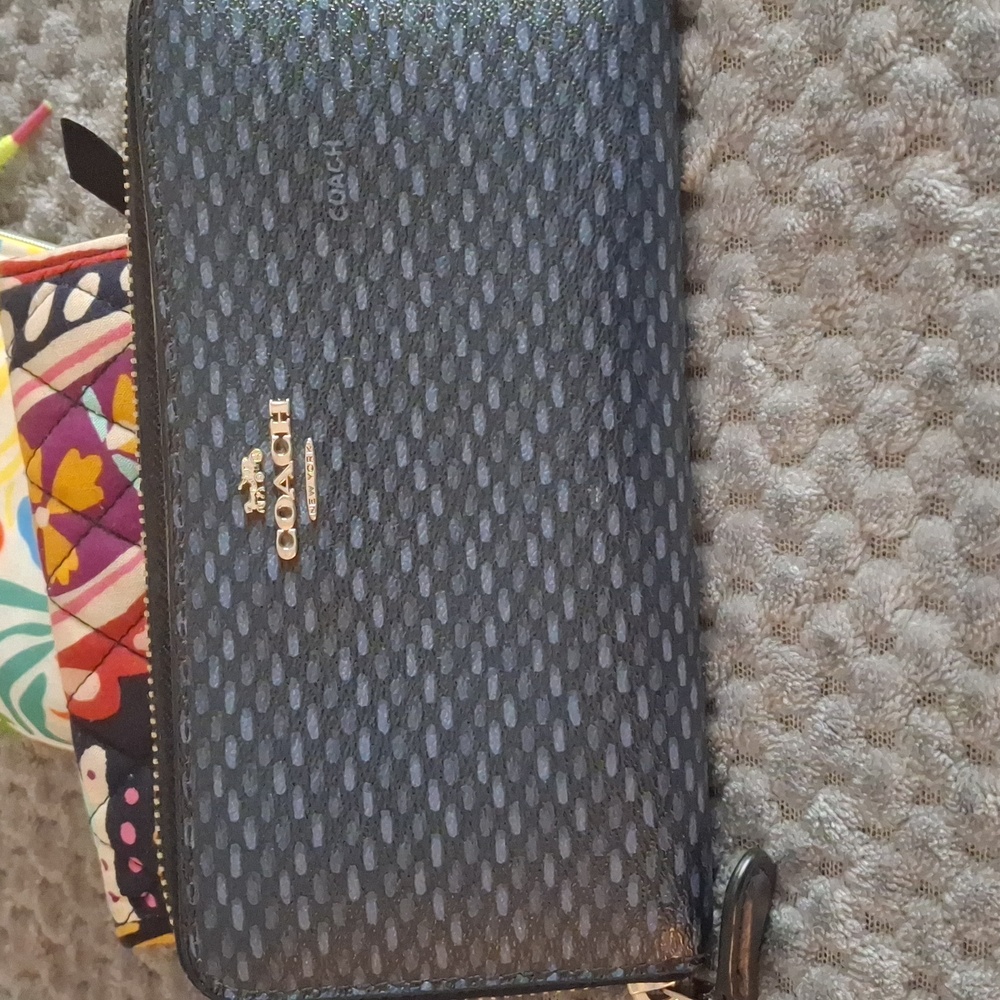Coach Blue Wallet - Picture 2 of 2